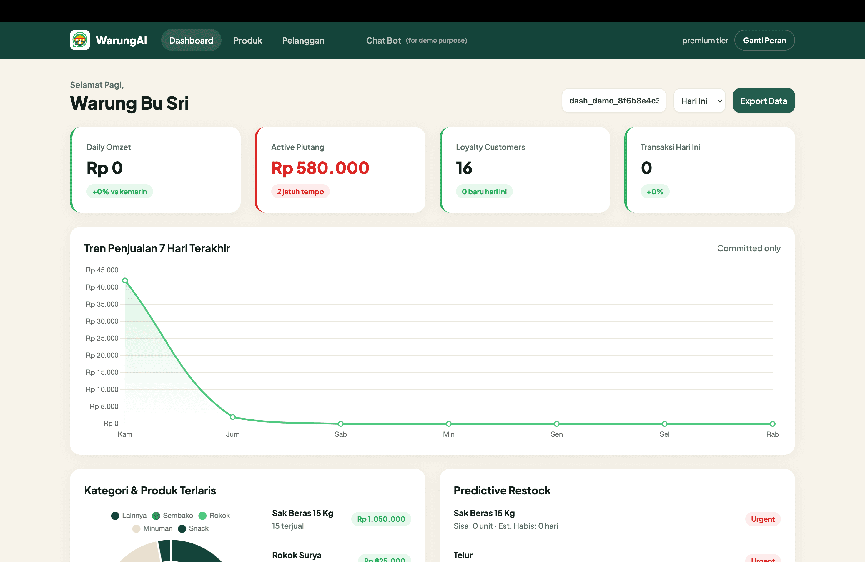 WarungAI — AI Conversational POS for Indonesian micro-businesses